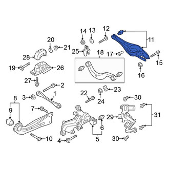 Volkswagen OE - Front Left Suspension Control Arm