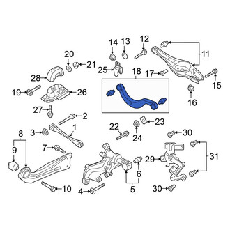 Volkswagen OE - Front Left Suspension Control Arm
