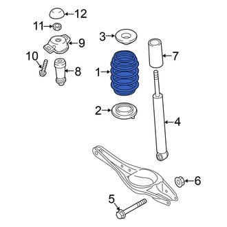 Volkswagen OE - Rear Coil Spring