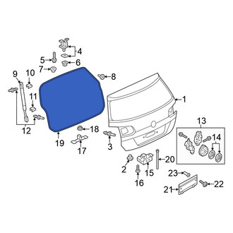 Volkswagen OE - Rear Hatch Seal