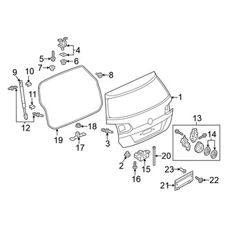 Volkswagen OE - Lift Gate - Gate & Hardware