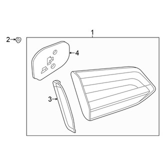 Volkswagen OE - Rear Lamps - Backup Lamps