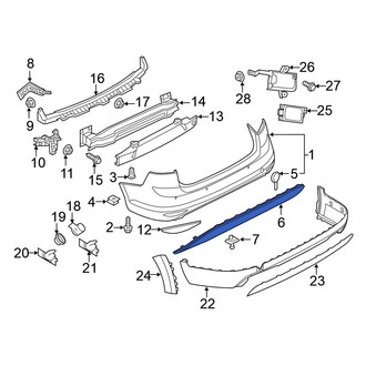 Volkswagen OE - Rear Valance Panel