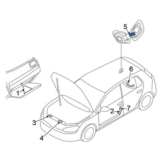 Volkswagen OE - Fuel Information Label