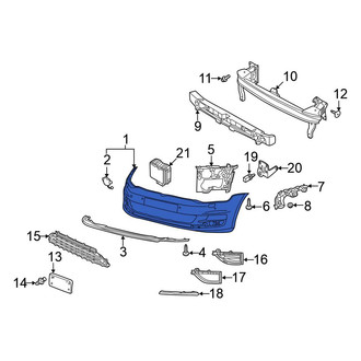 Volkswagen OE - Front Bumper Cover