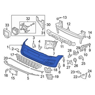 Volkswagen OE - Front Bumper Cover