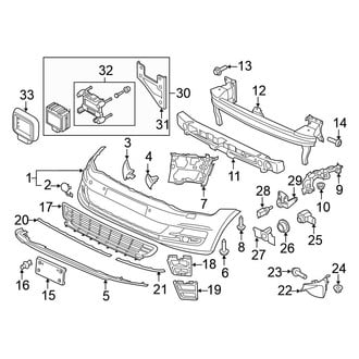 Volkswagen OE - Front Bumper - Bumper & Components