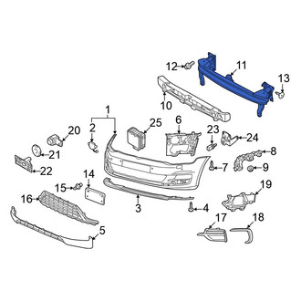 Volkswagen OE - Front Bumper Impact Bar