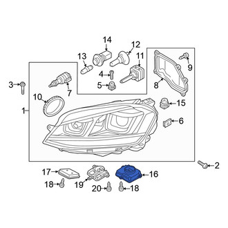 Volkswagen OE - Front Daytime Running Light Module