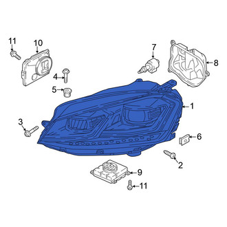 Volkswagen OE - Front Left Headlight Assembly