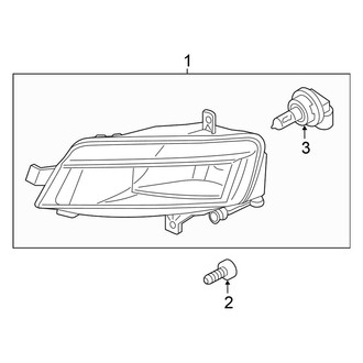 Volkswagen OE - Front Lamps - Fog Lamps