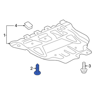 Volkswagen OE - Radiator Support Splash Shield Bolt