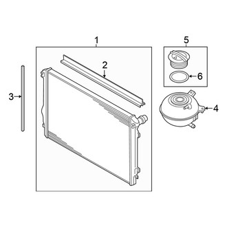 Volkswagen OE - Cooling - Radiator & Components (1.8L)