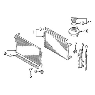 Volkswagen OE - Cooling - Radiator & Components (Engine Cooling)