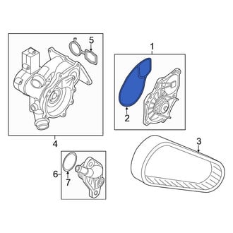 Volkswagen OE - Engine Water Pump Gasket