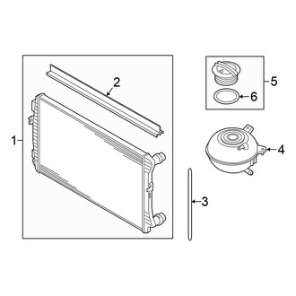 Volkswagen OE - Cooling - Radiator & Components (Main)