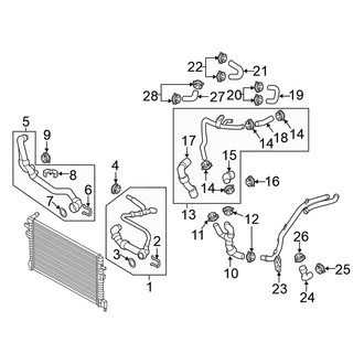 Volkswagen OE - Cooling - Hoses & Lines (Radiator)