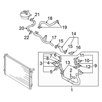 Volkswagen OE - Cooling - Hoses & Lines (Outlet)