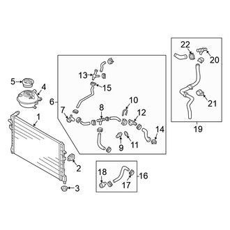Volkswagen OE - Cooling - Radiator & Components (Electric)
