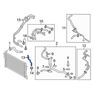 Volkswagen OE - HVAC Heater Hose