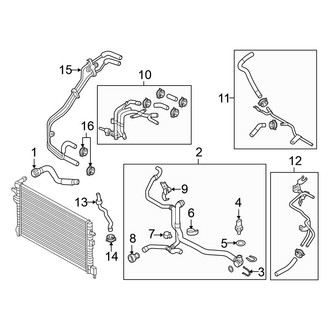 Volkswagen OE - Cooling - Hoses & Lines (2nd Design Intercooler)