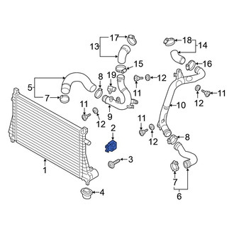 Volkswagen OE - Radiator Mount Bracket