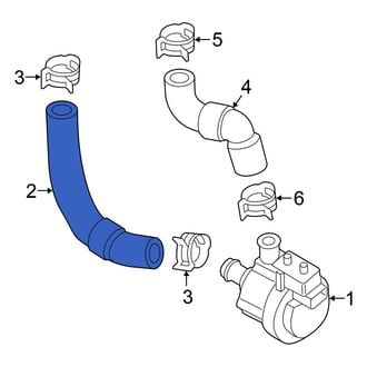 Volkswagen OE - HVAC Heater Hose