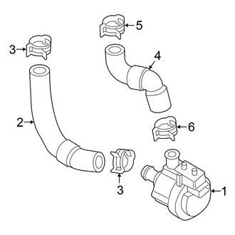 Volkswagen OE - Cooling - Water Pump (Auxiliary, Rear)