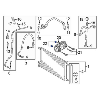 Volkswagen OE - A/C Compressor Bolt Sleeve