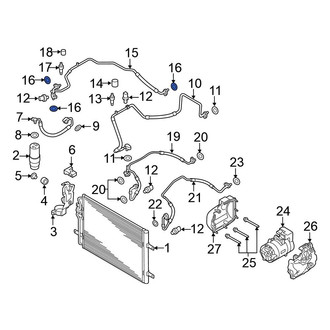 Volkswagen OE - A/C Refrigerant Line O-Ring
