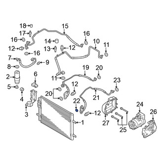 Volkswagen OE - A/C Refrigerant Line O-Ring