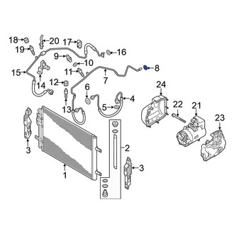 Volkswagen OE - A/C Refrigerant Line O-Ring