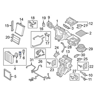 Volkswagen OE - A/C Expansion Valve Seal Kit