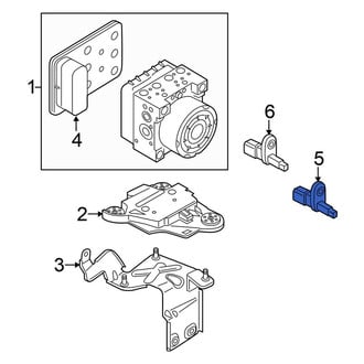 Volkswagen OE - Front Left ABS Wheel Speed Sensor
