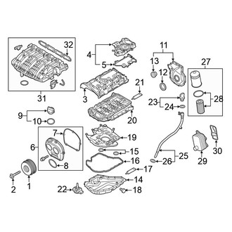 Volkswagen OE - Engine / Transaxle - Engine Parts (1.8L)