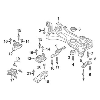 Volkswagen OE - Engine / Transaxle - Engine & Transmission Mounting (1.8L Automatic Tr)