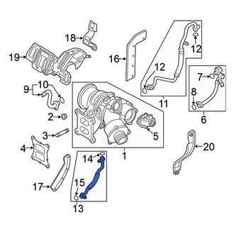 Volkswagen OE - Turbocharger Oil Line