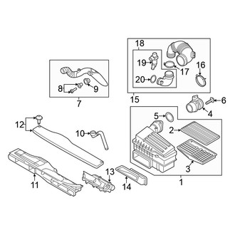Volkswagen OE - Engine / Transaxle - Air Intake (2.0L Diesel)
