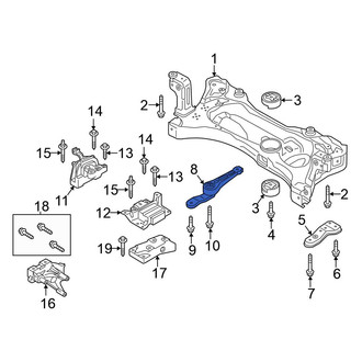 Volkswagen OE - Rear Engine Cradle Bracket