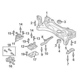 Volkswagen OE - Engine / Transaxle - Engine & Transmission Mounting