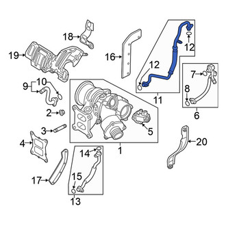 Volkswagen OE - Turbocharger Oil Line