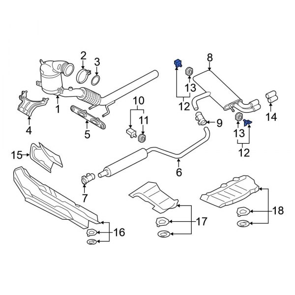 Exhaust System Hanger Bracket