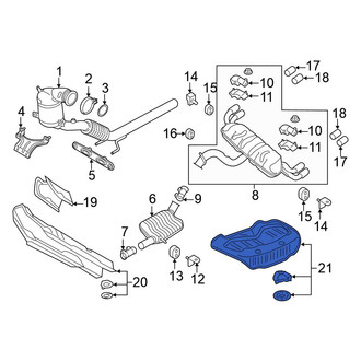 Volkswagen OE - Rear Floor Pan Heat Shield