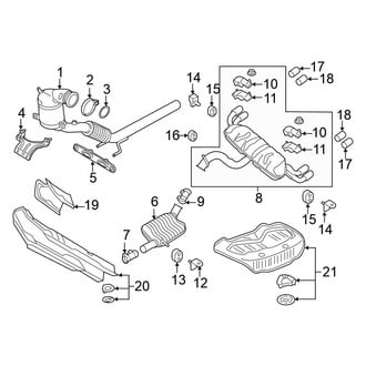 Volkswagen OE - Exhaust System - Exhaust Components