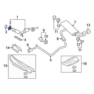 Volkswagen OE - Catalytic Converter Clamp