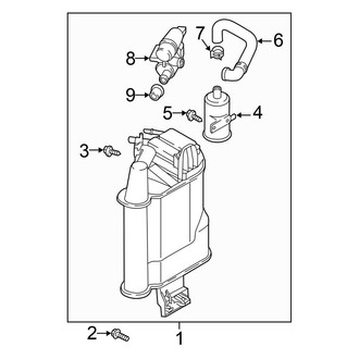 Volkswagen OE - Emission System - Emission Components (S / SE)