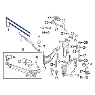 Volkswagen OE - Rear Wiper Blade