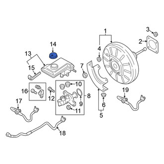 Volkswagen OE - Brake Master Cylinder Reservoir Cap