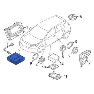 Volkswagen OE - Radio Control Unit