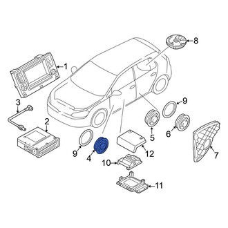 Volkswagen OE - Front Speaker